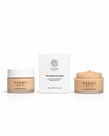 The complete full-size FIGGI Luxe ritual